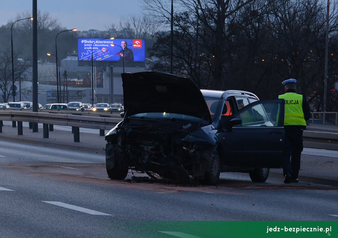 Wypadki drogowego w Polsce - Luty 2020 - Dłuższy luty, mniej ofiar na drogach